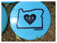 Custom Disc Golf Stencil