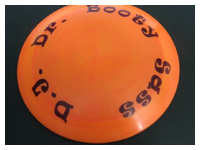 Custom Disc Golf Stencil